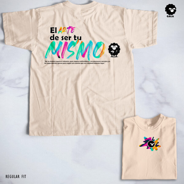 Camisetas exclusivas Arte de ser tu mismo - Imagen 2